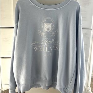blue health and wellness club hoodie!!